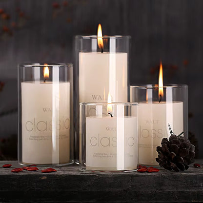 Glass Cylinder Vases for Floating Candles Decorative Centerpieces for Home or Wedding Clear Candle Holder