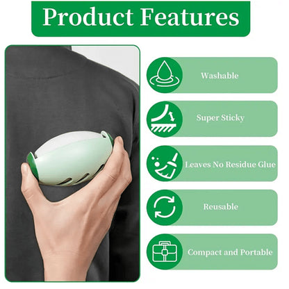 Washable Portable Reusable Lint Remover Roller for Pet Cat Dog Hair Dust Removal