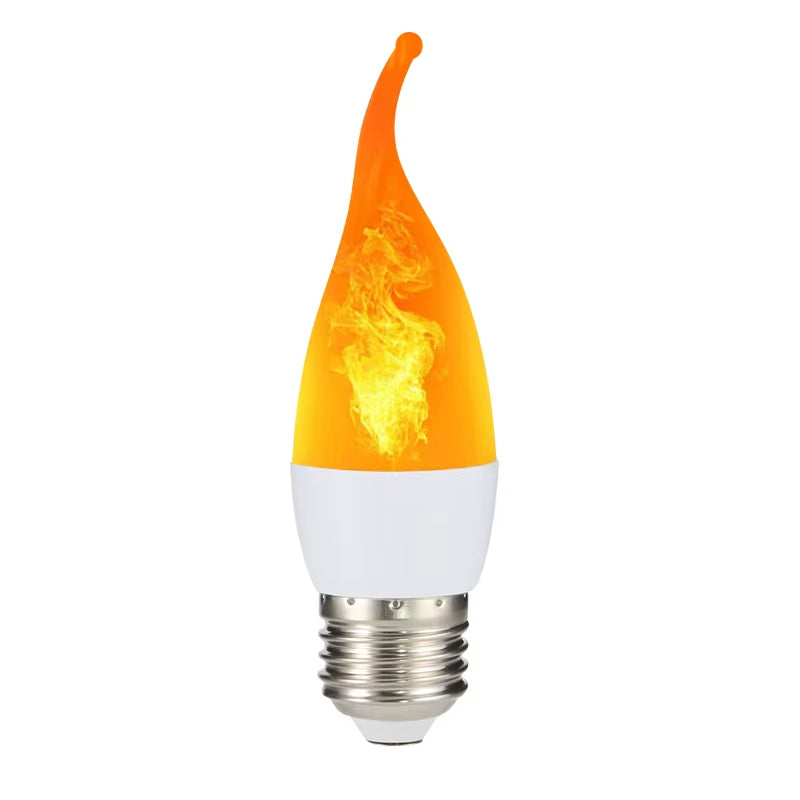 E14 LED Flame Lamps E27 Corn Bulb Creative Flickering Effect Bulb AC85-265V LED Emulation Dynamic Flame Light for Home Decor