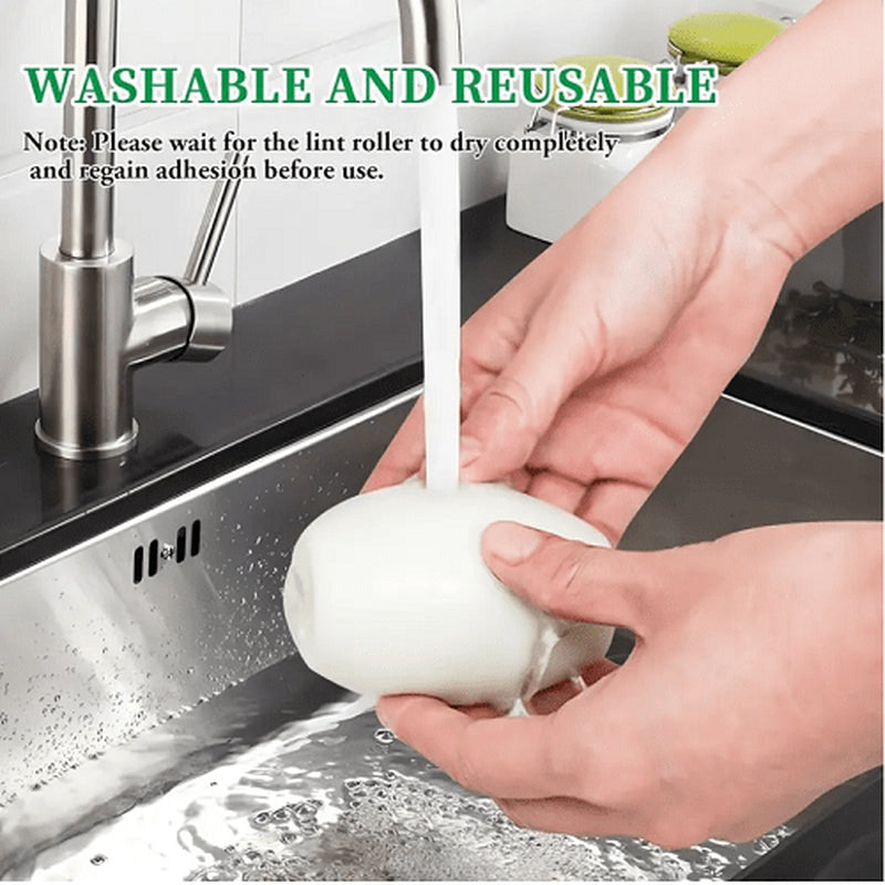 Washable Portable Reusable Lint Remover Roller for Pet Cat Dog Hair Dust Removal