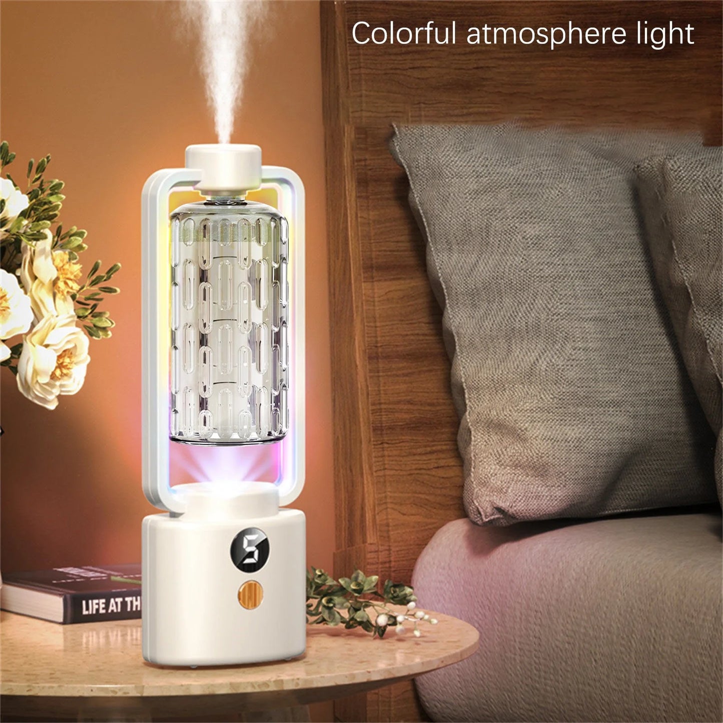 Essential Oil Diffusers, Automatic Aromatherapy Machine, Hotel Aromatherapy Machine, Humidifier (Digital Display Model锛宑Ontaining Essential Oil: 50Ml)